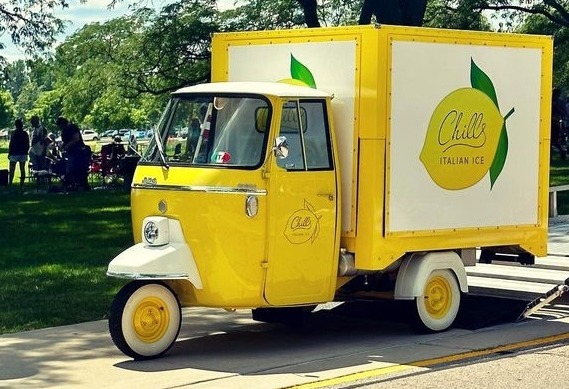 Chills Italian Ice truck